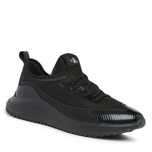 Sneakers Calvin Klein Jeans - Eva Runner Sock Laceup YM0YM00770 Triple Black 0GT