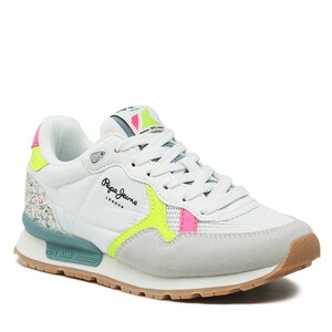 Sneakers Pepe Jeans - Brit Neon G PGS30575 White 800