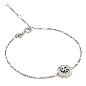 Bracciale Tory Burch - Delicate Kira Enamel Pave Braclet 143757 Shiny Hematite/Black Multi 886