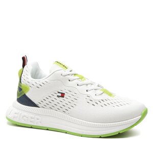 Sneakers YBL Tommy Hilfiger - Low Cut Lace-Up Sneaker T3X9-32892-0702 S White/Blue