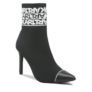Stivaletti KARL LAGERFELD - KL31366  Black Knit Textile