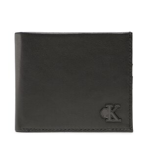 Portafoglio grande da uomo Calvin Klein - Logo Hardware Bifold/W Coin K50K510439 BDS