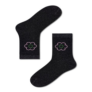 Calzini lunghi da donna Happy Socks - SISVIO01-9000 Nero