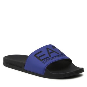 Image of Pantoletten EA7 Emporio Armani - XCP001 XCC22 S654 Black/Blue Iris
