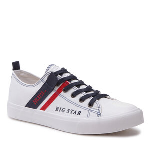Scarpe con zeppa Big Star Shoes - LL174005 White