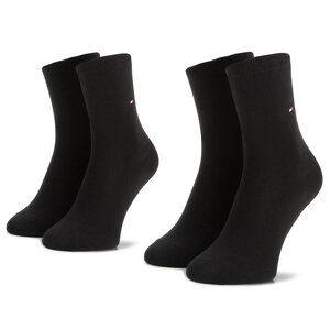 Set di 2 paia di calzini lunghi da JEANS Tommy Hilfiger - 371221 Black 200