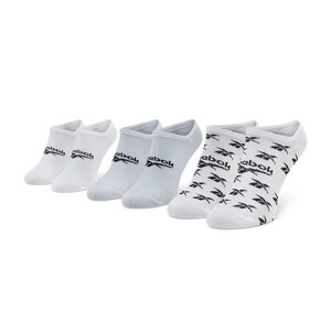Calzini corti unisex Reebok - Cl Fo Invisible Sock 3P GG6678 White/Lgsogr/White
