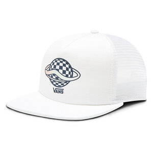 Image of Cap Vans - Dna Unstructured Trucker VN00066YWHT1 Transfixed White