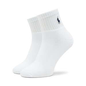 Set di 3 paia di calzini lunghi da uomo Polo Ralph Lauren - 449655220003 White