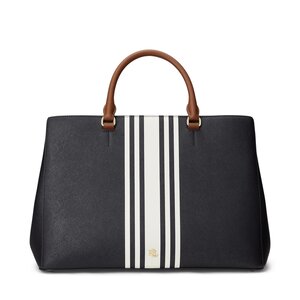 Image of Handtasche Lauren Ralph Lauren - Hanna 37 431898556007 Frnch Nv/Vanilla Stripe/Lrn Tn