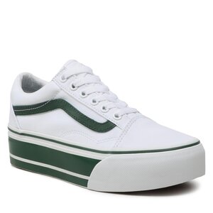 Image of Sneakers aus Stoff Vans - Old Skool Stac VN0A7Q5MBGN1 Sport Stripes Green/True