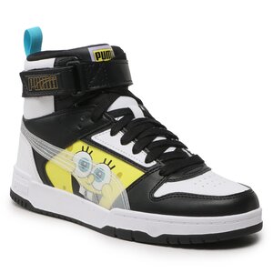 Sneakers Puma - RBD Game Spongebob Jr 390864 01 Puma White/Black/Yellow/Blue