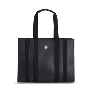 Borsetta Tommy Hilfiger - Th Identity Med Tote AW0AW15569 Black BDS