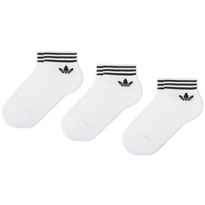 Image of 3er-Set niedrige Unisex-Socken adidas - Tref Ank Sck Hc EE1152 White/Black