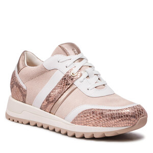 Sneakers Geox - D Tabelya A D16AQA 085RY C1ZH8 White/Rose Gold
