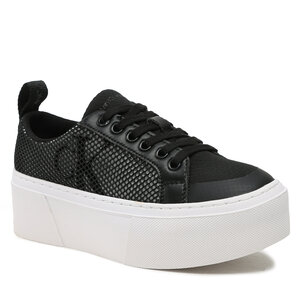 Sneakers Calvin Klein Jeans - Flatform + Cupsole Mesh YW0YW00915 Black/White 0GJ