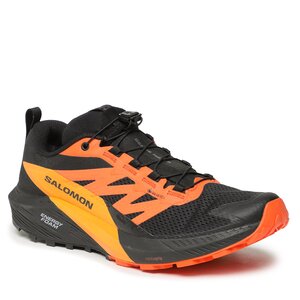 Image of Schuhe Salomon - Sense Ride 5 Gore-Tex L47147300 Black/Scarlet Ibis/Turmeric