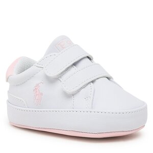Sneakers Polo Ralph Lauren - Heritage Court Ii Ez Layette RL100733 White Smooth/Lt Pink w/ Lt Pink PP