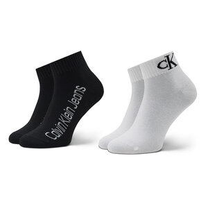 Image of 2er-Set hohe Herrensocken Calvin klein jeans - 701219841 Black Combo 0001