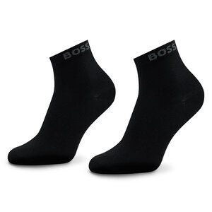 Set di 2 paia di calzini corti da uomo Boss - 50491208 Black 001