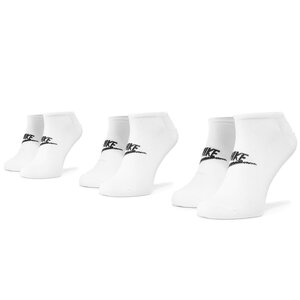 Image of 3er-Set niedrige Unisex-Socken Nike - SK0111 100 Weiß