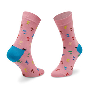 

Набір 4 пар високих жіночих шкарпетокHappy Socks, Синій;рожевий