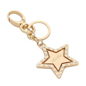 Portachiavi Liu Jo - Key Ring Star AA3124 A0001 Brass Gold B1805