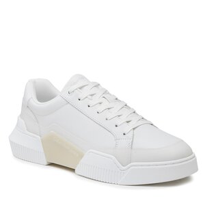 Sneakers Calvin Klein Jeans - Chunky Cupsole 2.0 Laceup Lth YM0YM00807 Triple White 0K8
