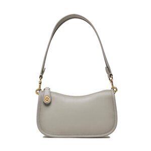 Borsetta LEATHER Coach - Glvt Lth Swnger 20 C2643 B4DOY B4/Dove Grey