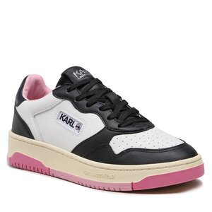 Sneakers KARL LAGERFELD - KL63020 Black & White Lthr
