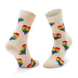 

Високі дитячі шкарпеткиHappy Socks, Білий