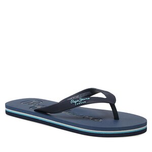 Image of Zehentrenner Pepe Jeans - Bay Beach Logo M PMS70129 Dark Denim 559