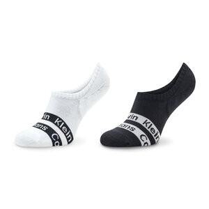 Image of 2er-Set Herren Sneakersocken Calvin Klein Jeans - 701222150 White/Black 001