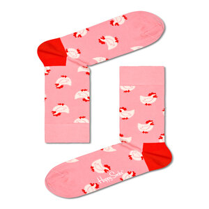 Image of Hohe Unisex-Socken Happy Socks - P000479 Rosa