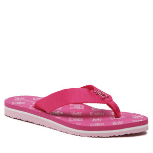 Image of Zehentrenner Tommy Hilfiger - Th Elevated Flap Flop FW0FW07420 Bright Cerise Pink T1K