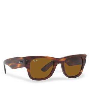Borse a secchiello - 0RB0840S 954/33 Striped Havana/Brown