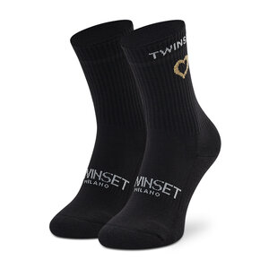 Women's High Socks TWINSET - 222TA4127 Nero 00006