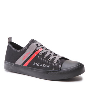 Scarpe con zeppa Big Star Shoes - LL174008 Black