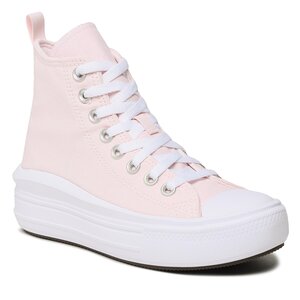 Image of Sneakers aus Stoff Converse - Chuck Taylor All Star Move A03629C White/Pink