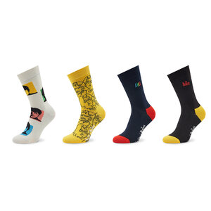 

Набір з 4 пар високих шкарпеток unisexHappy Socks, Кольоровий