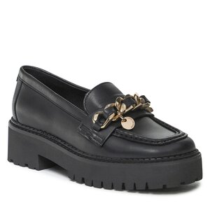 Chunky loafers Tommy Hilfiger - Chain Chunky Loafer FW0FW06865 Black BDS