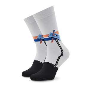 

Високі шкарпетки unisexStereo Socks, Білий;кольоровий