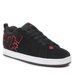 Sneakers DC - Court Graffik 300529 Black/Red/White (XKRW)