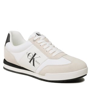 Sneakers Calvin Klein Jeans - Low Profile Meno Essential YM0YM00686 White/Black 0K4