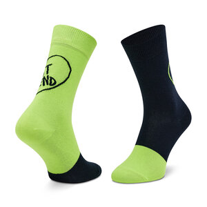 

Високі дитячі шкарпеткиHappy Socks, Чорний;зелений