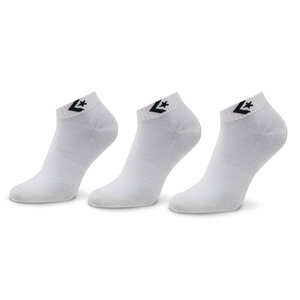 Set di 3 paia di calzini corti da uomo Unisex Converse - E746W Bianco
