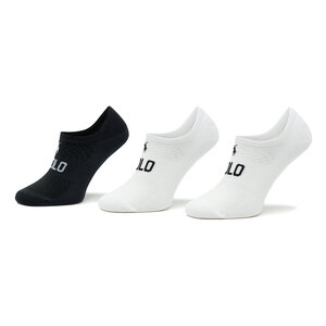 Image of 3er-Set Damen Sneakersocken Polo Ralph Lauren - 455908156002 White
