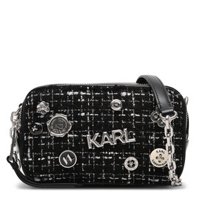 Image of Handtasche KARL LAGERFELD - 226W3081 Black/White 998