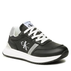 Sneakers Calvin Klein Jeans - Low Cut Lace-Up Sneaker V3X9-80580-1594 S Black/Grey X791