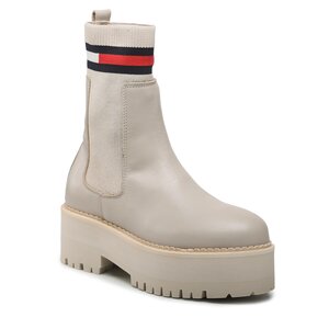 Tronchetti Umh TOMMY JEANS - Tamy Higher - 2a Chelsea EN0EN02004 Crushed Pebble PKF